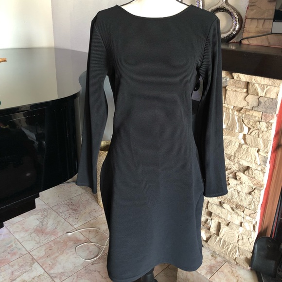 NWT Express Ribbed Sheath tie back dress - Picture 3 of 7